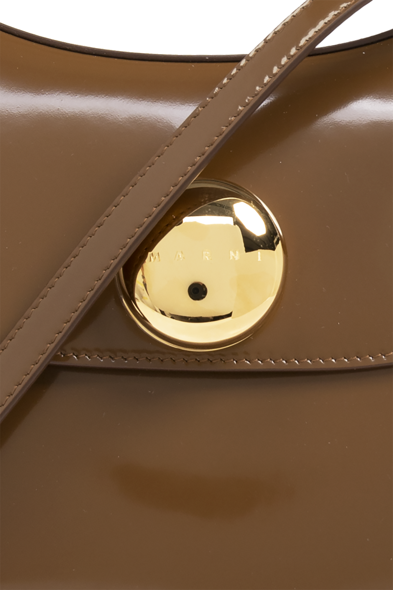 ハンドバッグ MARNI Woman Handbag Brown BMMP0097U0LV589 00M29 Marni Brown leather small Tropicalia handbag (MARNI
